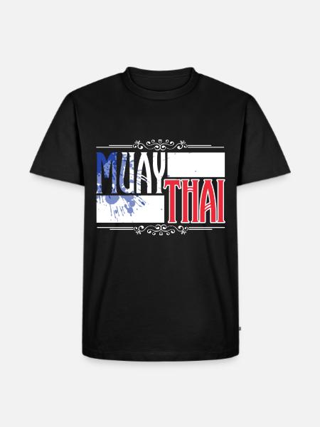 Muay Thai France - Men's Premium Organic T-Shirt - black