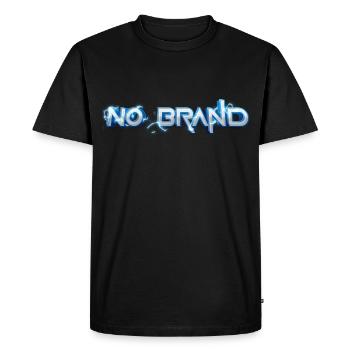 No Brand Lightning Style - Men's Premium Organic T-Shirt - black - Front - Nico (187cm)
