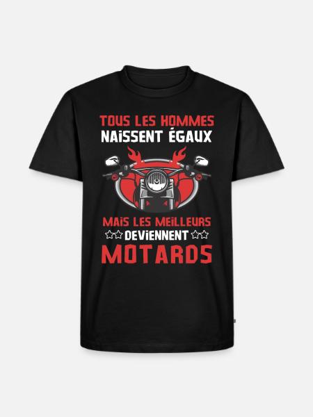 Cascadeur motard - T-shirt Premium bio Homme - noir