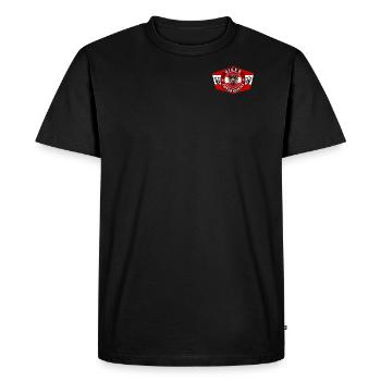 Biker of Austria - Motorcyclist LHzG NEW 2021 - Men's Premium Organic T-Shirt - black - Front - Nico (187cm)