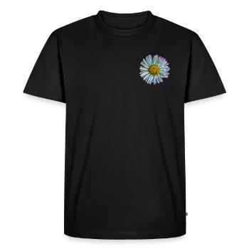 Pâquerette - T-shirt Premium bio Homme - noir - Devant - Nico (187cm)