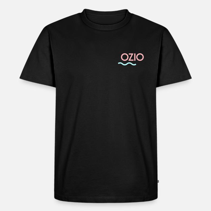 OZIO - Männer Premium Bio T-Shirt - Schwarz