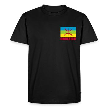 Amazigh - Men's Premium Organic T-Shirt - black - Front - Nico (187cm)