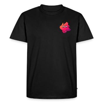 Kleksi© - The stain with style #11 - Men's Premium Organic T-Shirt - black - Front - Nico (187cm)
