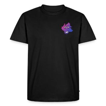 Kleksi© - The stain with style #19 - Men's Premium Organic T-Shirt - black - Front - Nico (187cm)