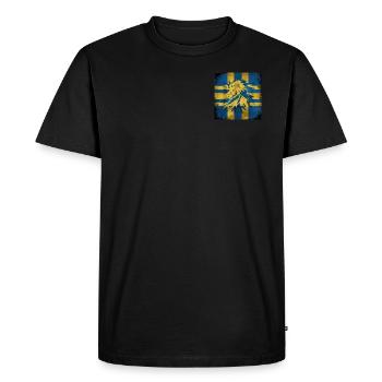 Royal Lion - T-shirt Premium bio Homme - noir - Devant - Nico (187cm)