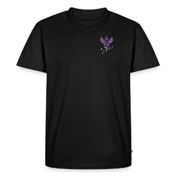 Virgo - Men's Premium Organic T-Shirt - black - Front - Nico (187cm)