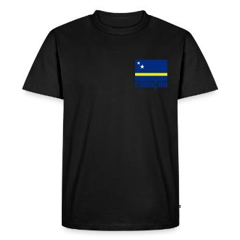 Curaçao - T-shirt Premium bio Homme - noir - Devant - Nico (187cm)