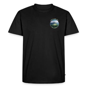roads of saint james trip to infinity - T-shirt Premium bio Homme - noir - Devant - Nico (187cm)