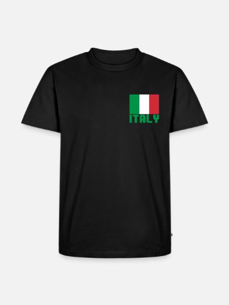 Italy - Men's Premium Organic T-Shirt - black