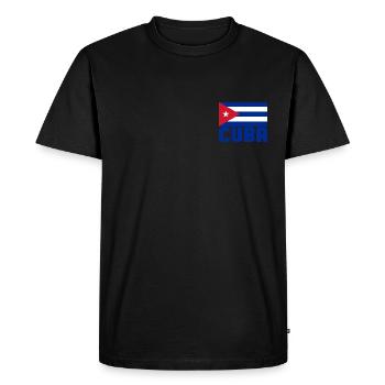 Cuba - T-shirt Premium bio Homme - noir - Devant - Nico (187cm)