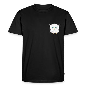 Salomon le hibou - T-shirt Premium bio Homme - noir - Devant - Nico (187cm)
