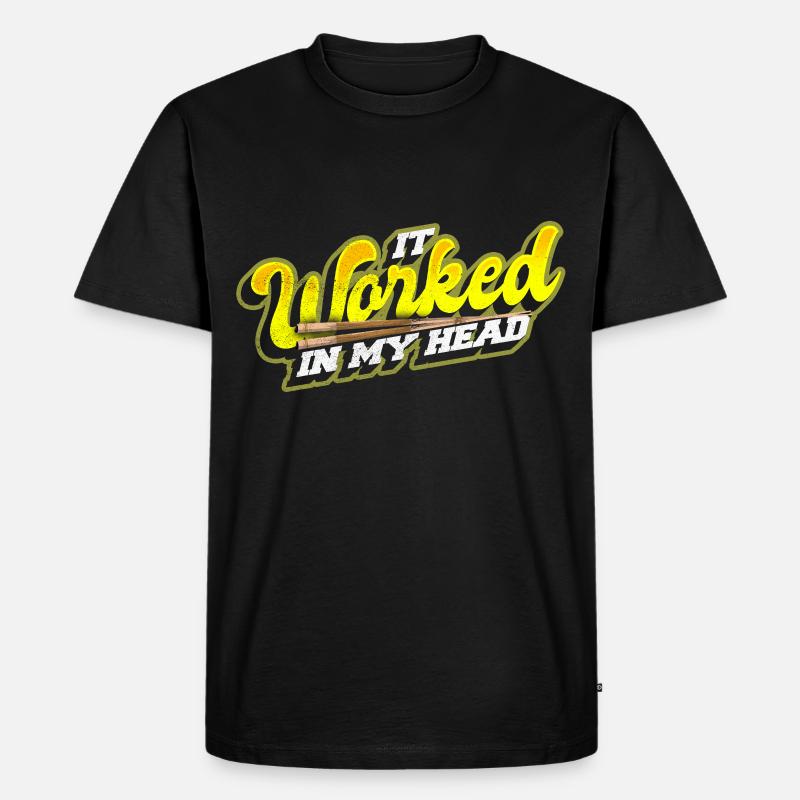 Billard - Männer Premium Bio T-Shirt - Schwarz