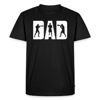 Dad Boxer Boxing Gloves Boxing Boxing Boxing Fan - Men's Premium Organic T-Shirt - black - Front - Nico (187cm)