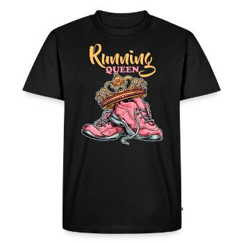 Course princesse course jogging - T-shirt Premium bio Homme - noir - Devant - Nico (187cm)