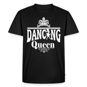 Crown Dancing Dancing Queen avec Dancer - T-shirt Premium bio Homme - noir - Devant - Nico (187cm)