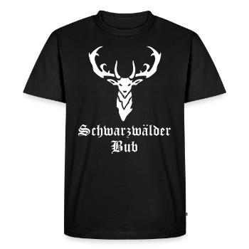 Garçon de la Forêt-Noire - T-shirt Premium bio Homme - noir - Devant - Nico (187cm)