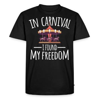Motif de cirque pour les fans de Krimes et de clowns - T-shirt Premium bio Homme - noir - Devant - Nico (187cm)