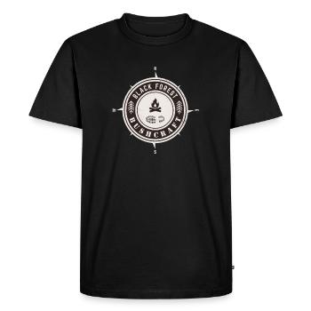 Bushcraft de la Forêt-Noire - T-shirt Premium bio Homme - noir - Devant - Nico (187cm)