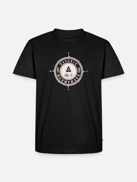 Bushcraft Bavaria - Men's Premium Organic T-Shirt - black