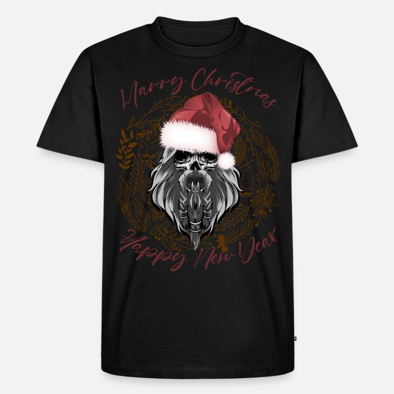 Weihnachten - Männer Premium Bio T-Shirt - Schwarz