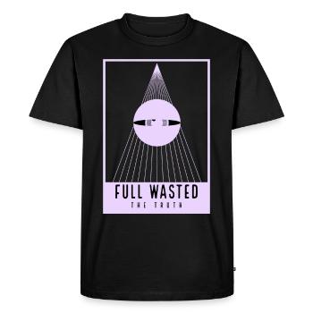 T H E T R U T H - Männer Premium Bio T-Shirt - Schwarz - Vorne - Nico (187cm)