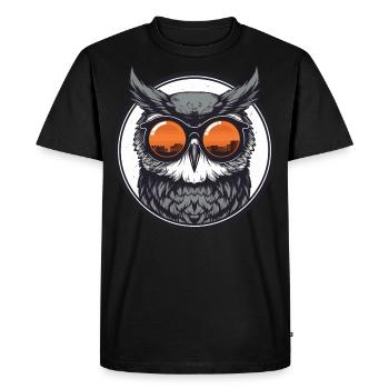 Owl Sunglasses Odd Eagle Owl - Men's Premium Organic T-Shirt - black - Front - Nico (187cm)
