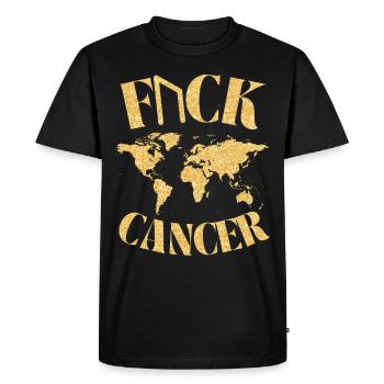 F... CK CANCER - ESPOIR, AMOUR ET COMBAT - T-shirt Premium bio Homme - noir - Devant - Nico (187cm)