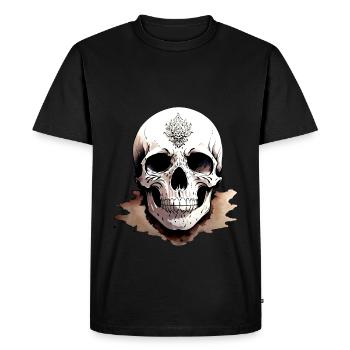 Sand Skull collection Goth - T-shirt Premium bio Homme - noir - Devant - Nico (187cm)