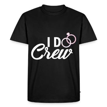 Mariage mariage mariage cérémonie amour idée cadeau - T-shirt Premium bio Homme - noir - Devant - Nico (187cm)