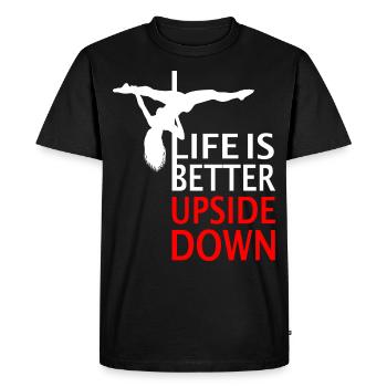 Cadeau de pole dance Poledance X-Pole Poles - T-shirt Premium bio Homme - noir - Devant - Nico (187cm)