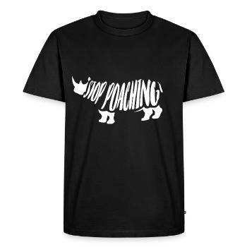 Arrêtez le poison du défenseur des animaux sauvages - T-shirt Premium bio Homme - noir - Devant - Nico (187cm)