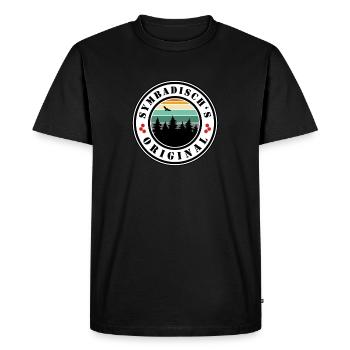 Symbadisch ́s Original - Men's Premium Organic T-Shirt - black - Front - Nico (187cm)