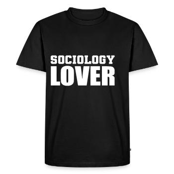 Sociology Lover Professor Gift - Men's Premium Organic T-Shirt - black - Front - Nico (187cm)
