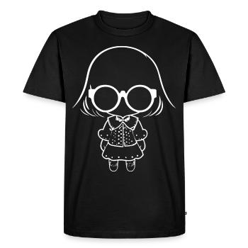 Cute Anime Girl Gothic Manga Fairytale Sunglasses - Men's Premium Organic T-Shirt - black - Front - Nico (187cm)