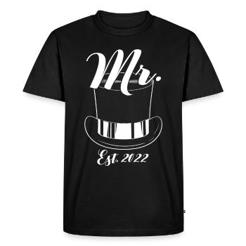 Mr. Est 2022 Level Up in Life Game of Life - Men's Premium Organic T-Shirt - black - Front - Nico (187cm)