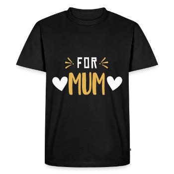 I went from mom to mom to be great - Men's Premium Organic T-Shirt - black - Front - Nico (187cm)