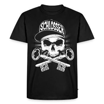 Locksmith - Men's Premium Organic T-Shirt - black - Front - Nico (187cm)
