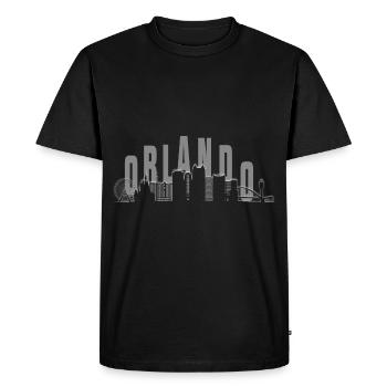 Horizon d’Orlando - T-shirt Premium bio Homme - noir - Devant - Nico (187cm)