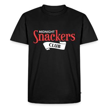 Midnight Snackers Club - Men's Premium Organic T-Shirt - black - Front - Nico (187cm)