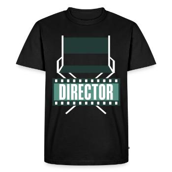 Filmmaking mode on Filmemacher Design - Men's Premium Organic T-Shirt - black - Front - Nico (187cm)