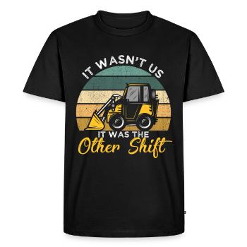 It wasn't us, it was the others - Men's Premium Organic T-Shirt - black - Front - Nico (187cm)