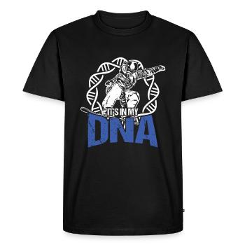Its In My DNA Snowboarding Cool Winter Sports Gift - Men's Premium Organic T-Shirt - black - Front - Nico (187cm)