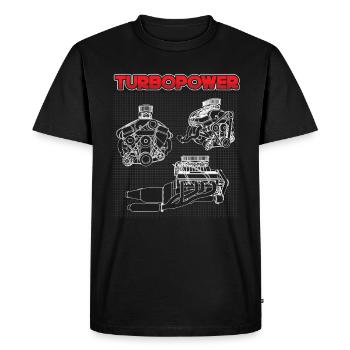 Mechanical Engineering Repair Machine Funny Gift - Men's Premium Organic T-Shirt - black - Front - Nico (187cm)