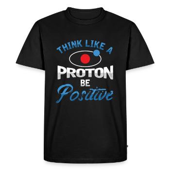 Inspirational Biology Chemistry BioChemistry - Men's Premium Organic T-Shirt - black - Front - Nico (187cm)