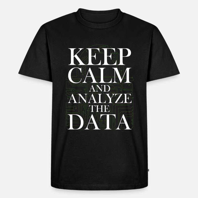 Programming Decipher Programmer Computer - Men's Premium Organic T-Shirt - black