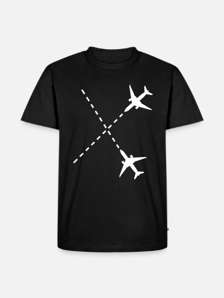 Airplanes Aircraft Drone Pilot Gift - Men's Premium Organic T-Shirt - black