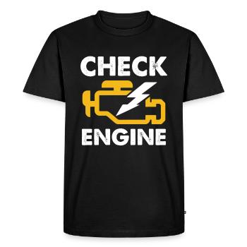 Mécanicien de réparation automobile Machines Voitures Véhicules Cadeau - T-shirt Premium bio Homme - noir - Devant - Nico (187cm)