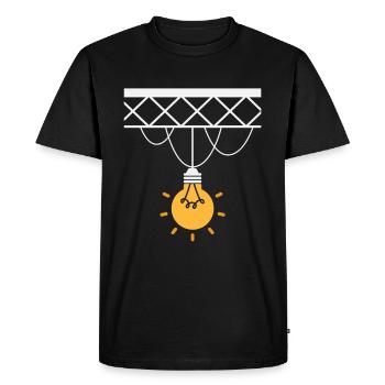 Stage Light Lighting Engineer Job Profession Gift - Men's Premium Organic T-Shirt - black - Front - Nico (187cm)