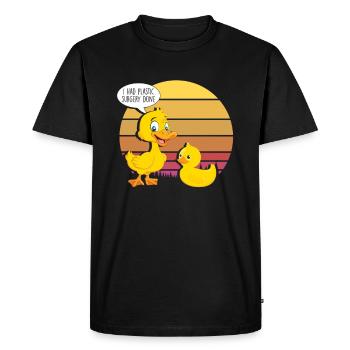 I Had Plastic Surgery Done Cosemetic Surgeon Gift - Men's Premium Organic T-Shirt - black - Front - Nico (187cm)